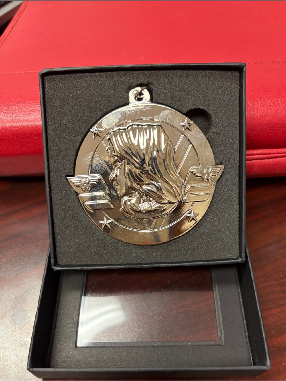 Funko Silver Wonder Woman Profile Medallion Ornament